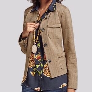 CAbi Penny tweed blazer size M EUC! 3170